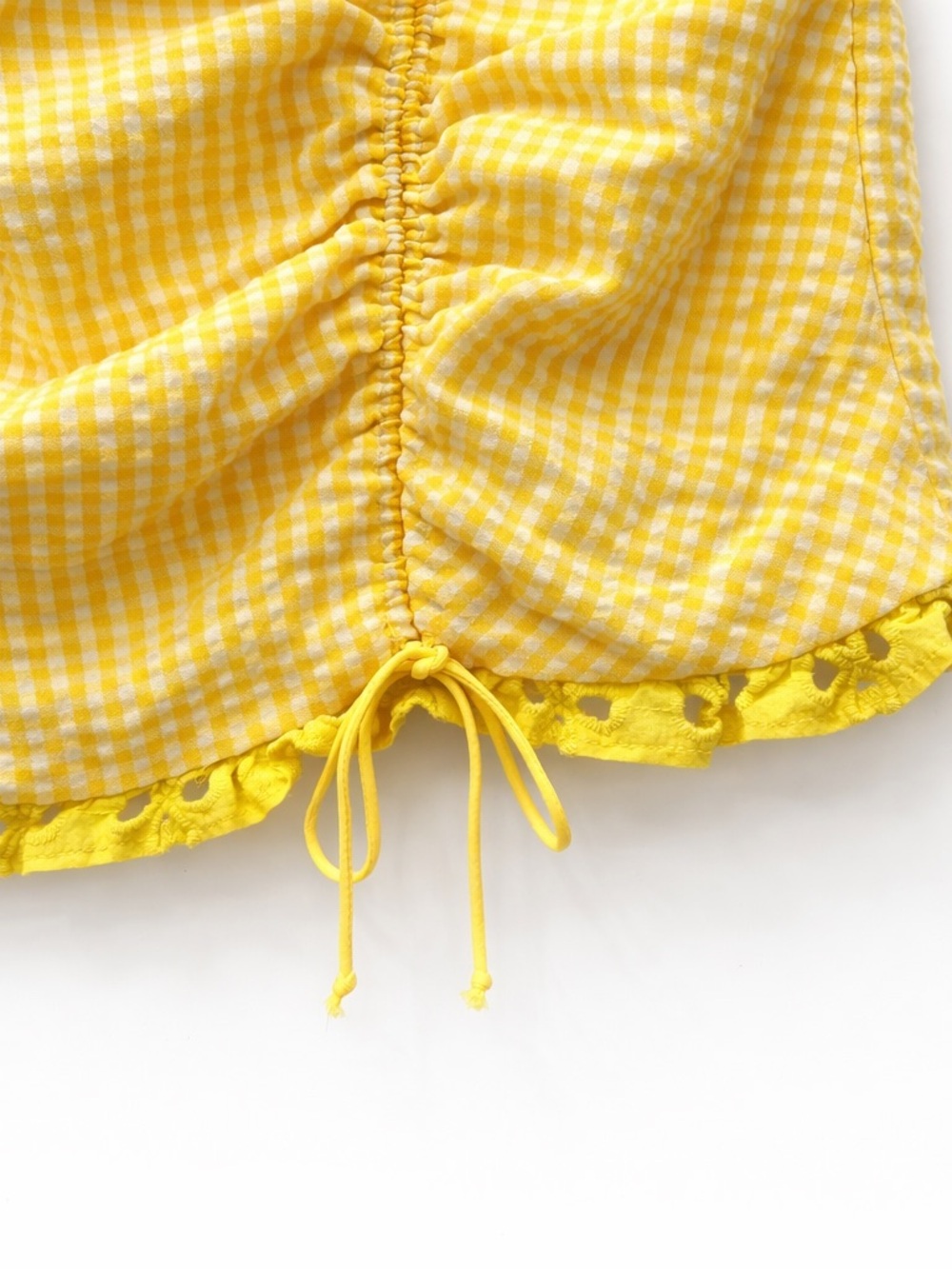 For Love and Lemons Yellow Picnic Skirt size XS - Picture 2 of 3